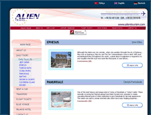 Tablet Screenshot of alientourism.com